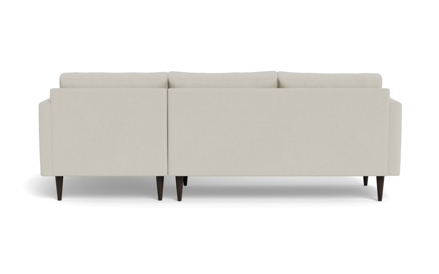 Wallace 98" Untufted Right Chaise Sectional - Villa Ivory