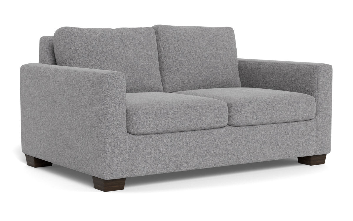 Track 62" Loveseat - Villa Platinum