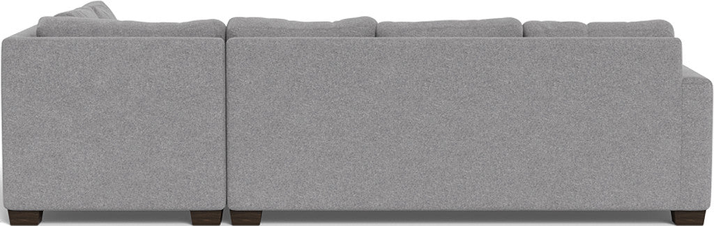 Track 121" Right Chaise Sectional - Villa Platinum
