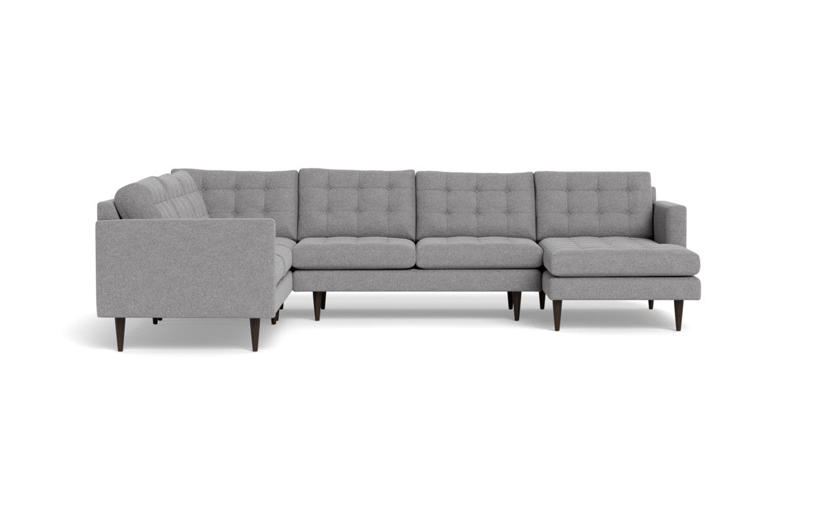 Wallace 130" Corner Sectionals w. Right Chaise - Villa Platinum