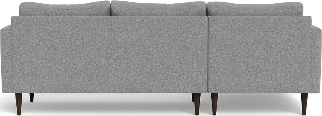 Wallace 98" Untufted Left Chaise Sectional - Villa Platinum
