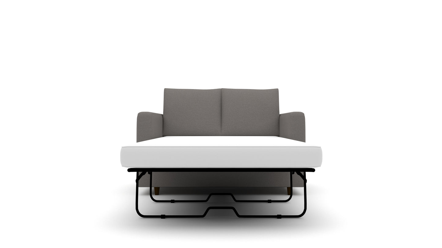 Wallace 52" Untufted Twin Sleeper Chair Elliot Blush Quick Ship -