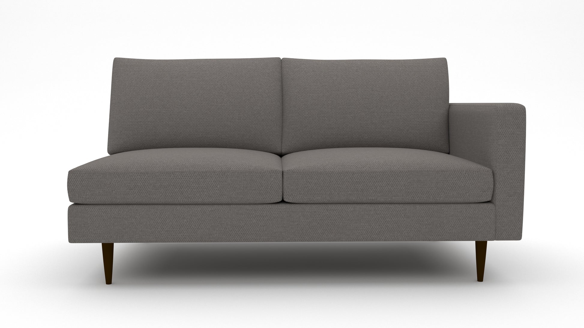 Wallace Untufted Raf Condo Sofa - Peyton Slate