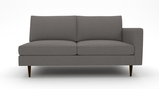 Wallace Untufted Raf Condo Sofa - Peyton Slate