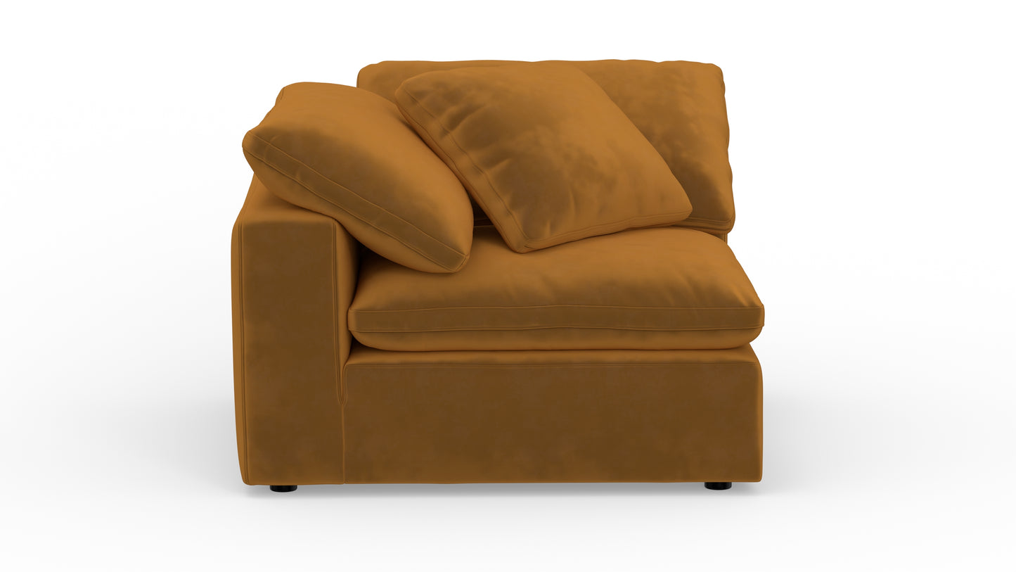 Fluffy Corner Wedge - Sorrento Almond
