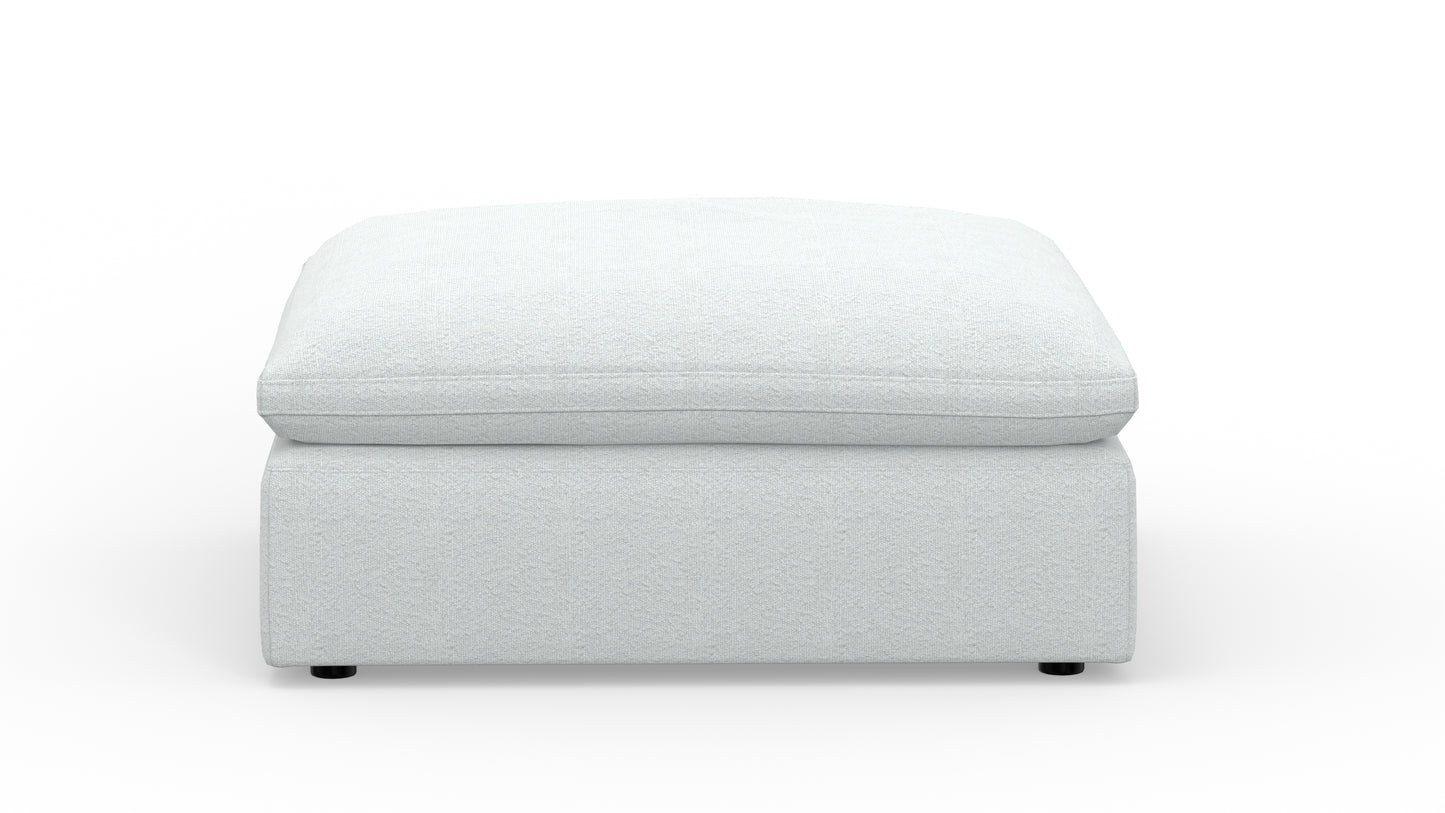 Fluffy Ottoman - Bloke Snow