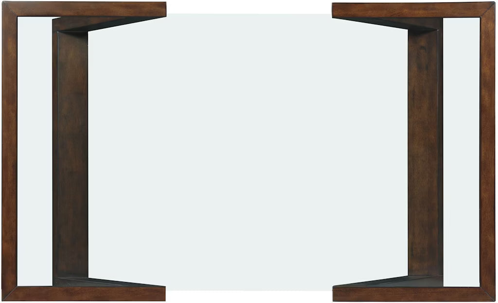 Kellan Glass & Wood Coffee Table -