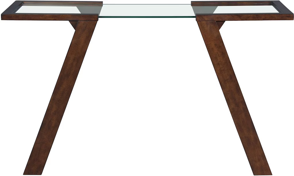 Kellan Glass & Wood End Table -