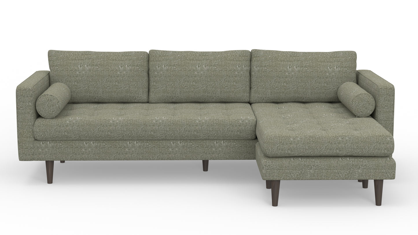 Ladybird 104" Reversible Sofa Chaise - Nepal Olive