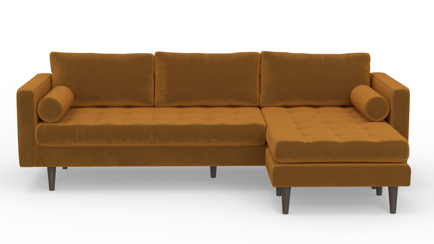 Ladybird 104" Reversible Sofa Chaise - Sorrento Almond