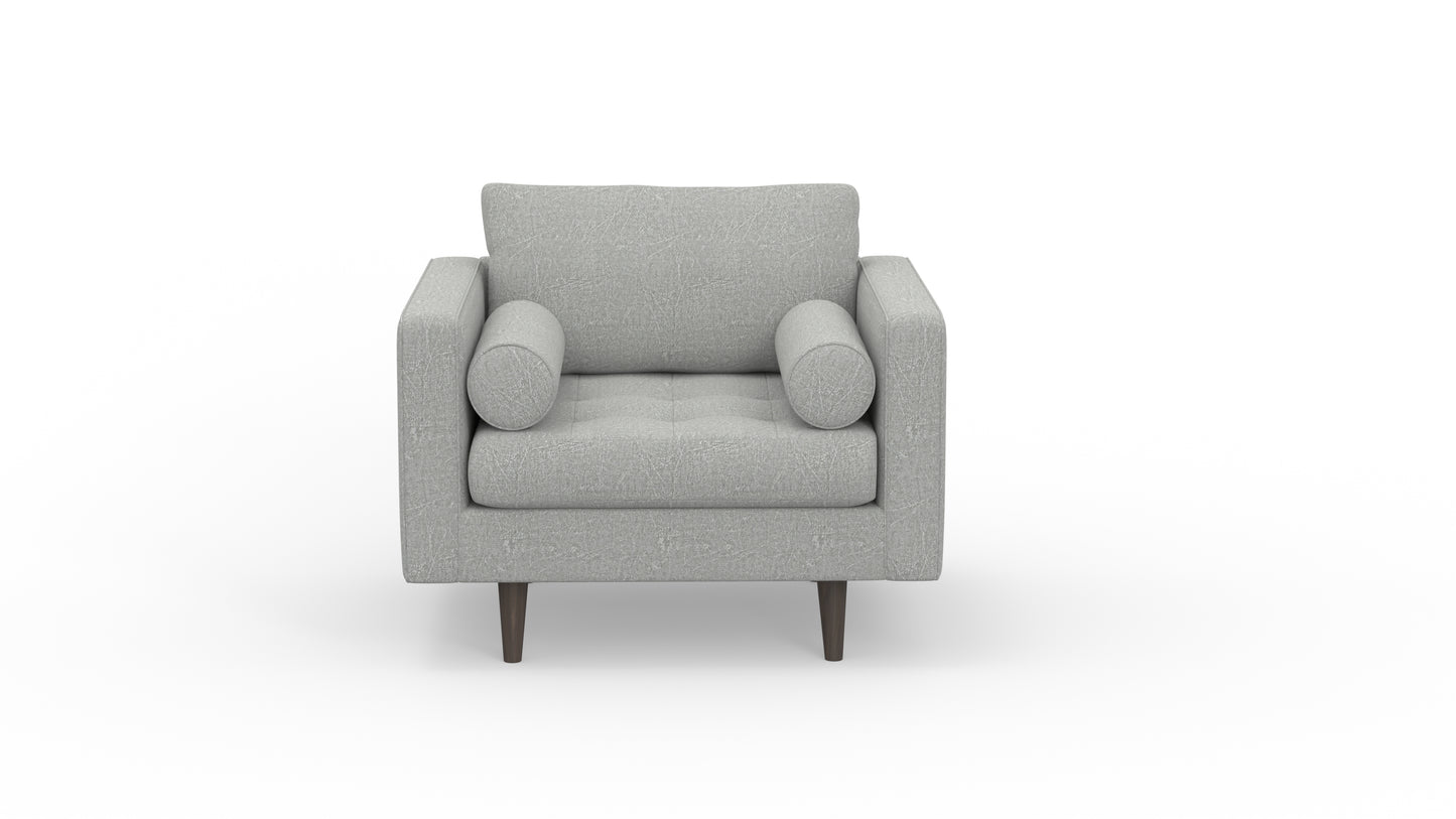 Ladybird 42" Arm Chair - Nepal Pebble