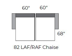 Lago Vista Laf Chaise - Peyton Slate