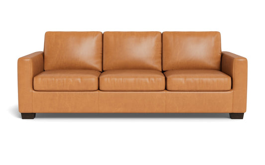 Track 87" Leather Sofa -