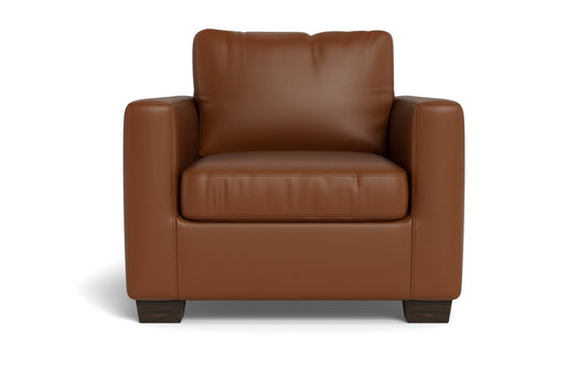 Track Leather Arm Chair