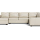 Track Leather Corner Sectionals w. Left Chaise