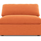 Fluffy Armless Chair - Bennett Orangeade