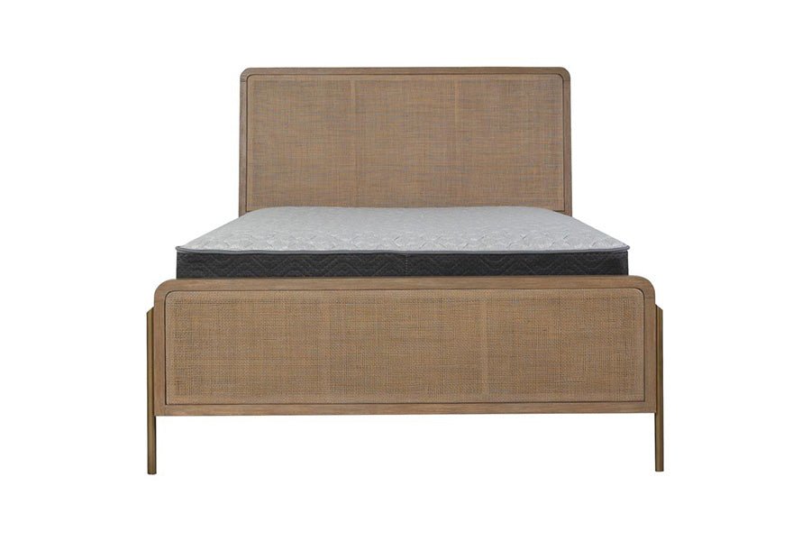 Arianna Sand Rattan Queen Bed -