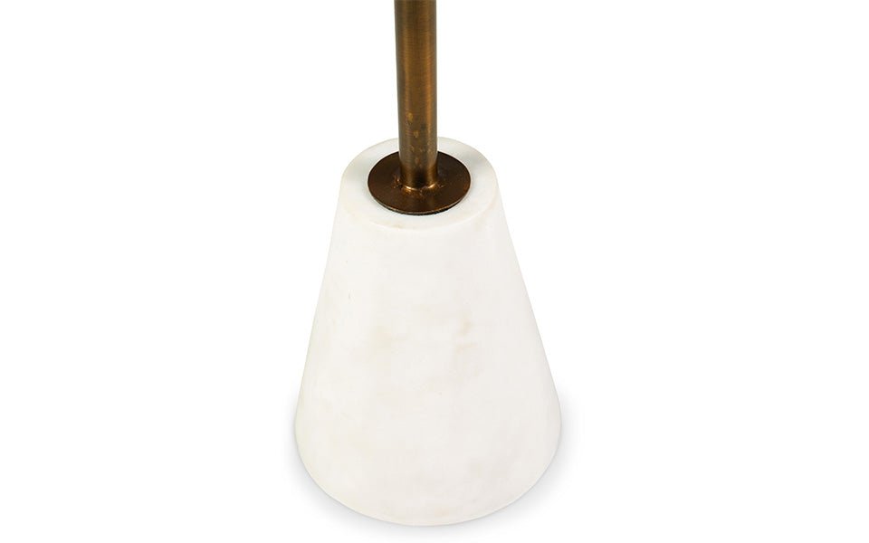 Cary B/W Marble Accent Table -