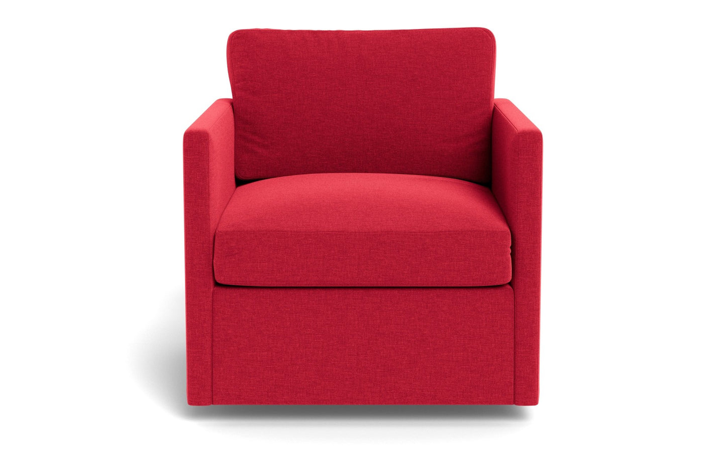 Crestview Swivel Arm Chair - Bennett Red