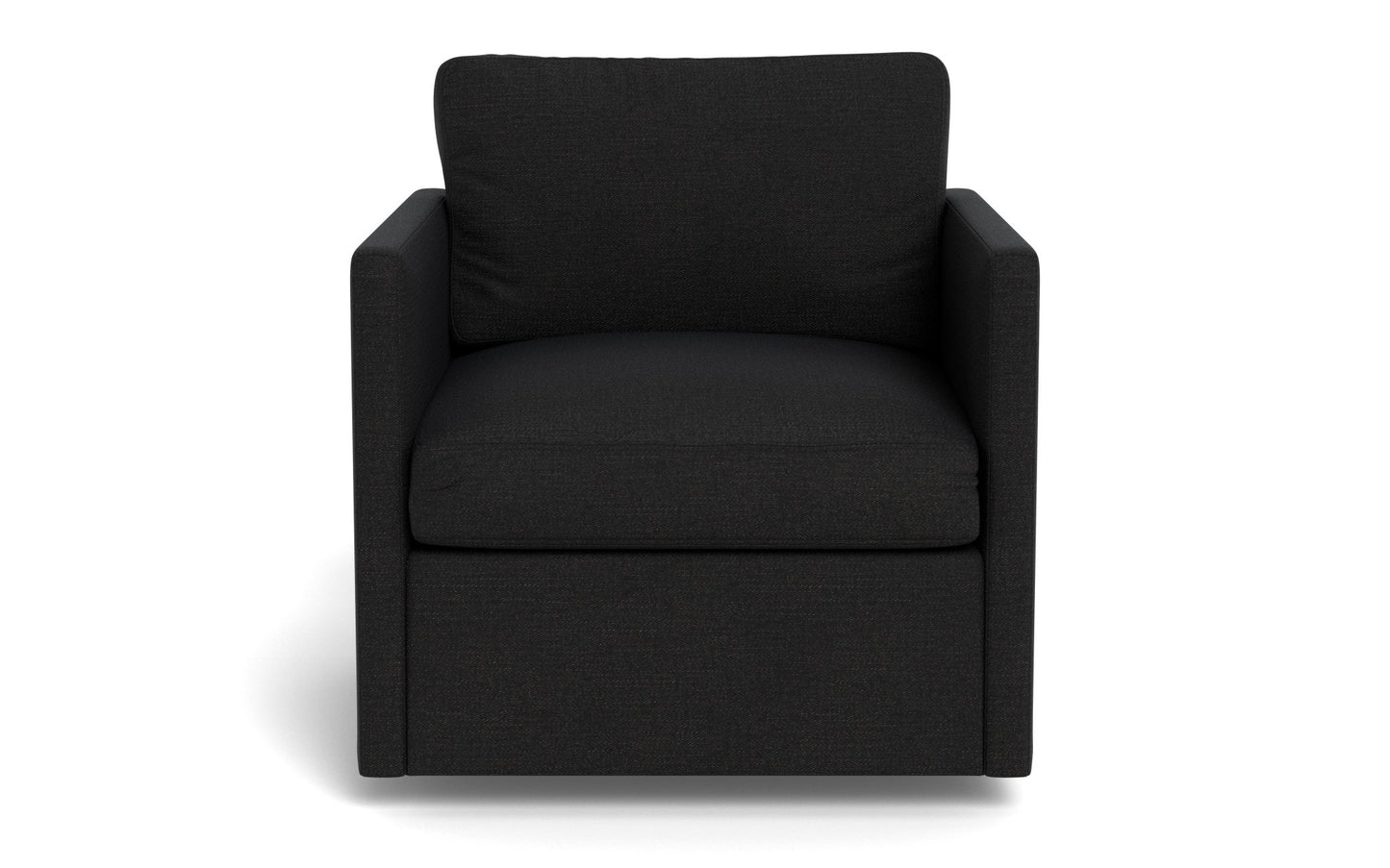 Crestview Swivel Arm Chair - Merit Onyx