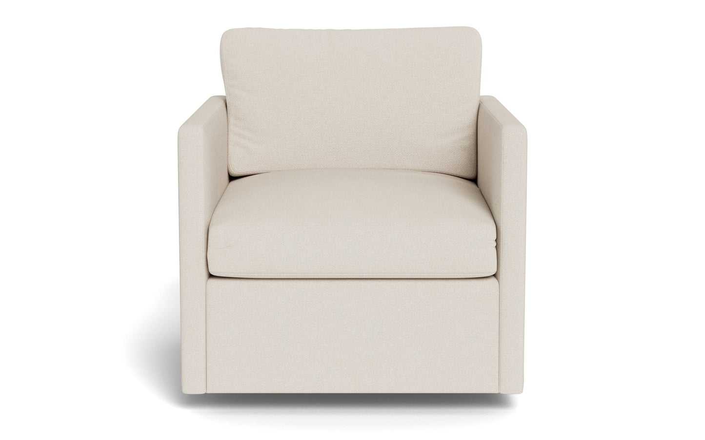 Crestview Swivel Arm Chair - MERIT SNOW