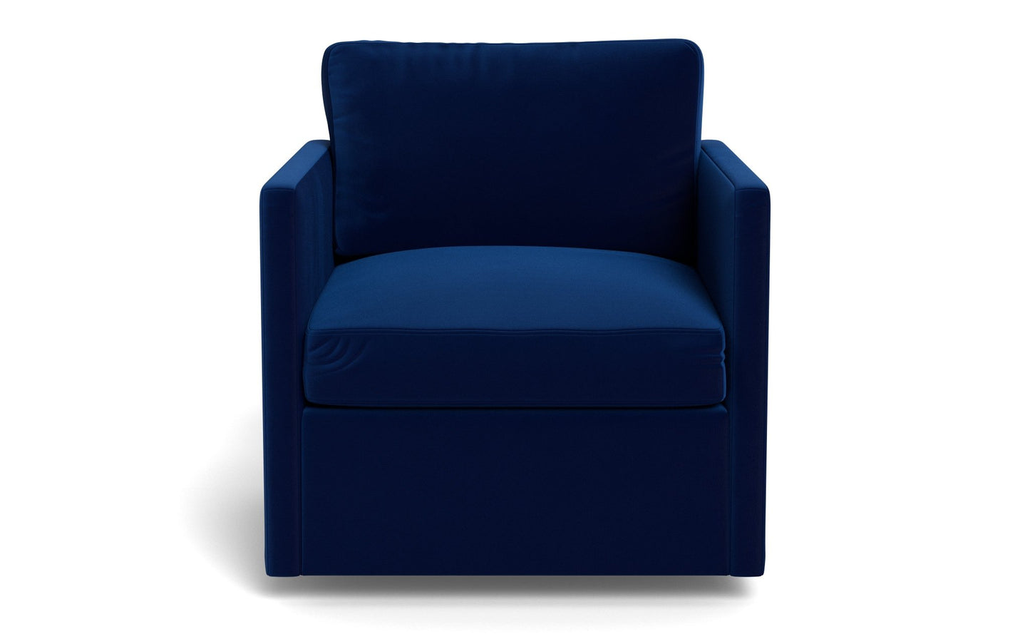 Crestview Swivel Arm Chair - SUPERB COBALT