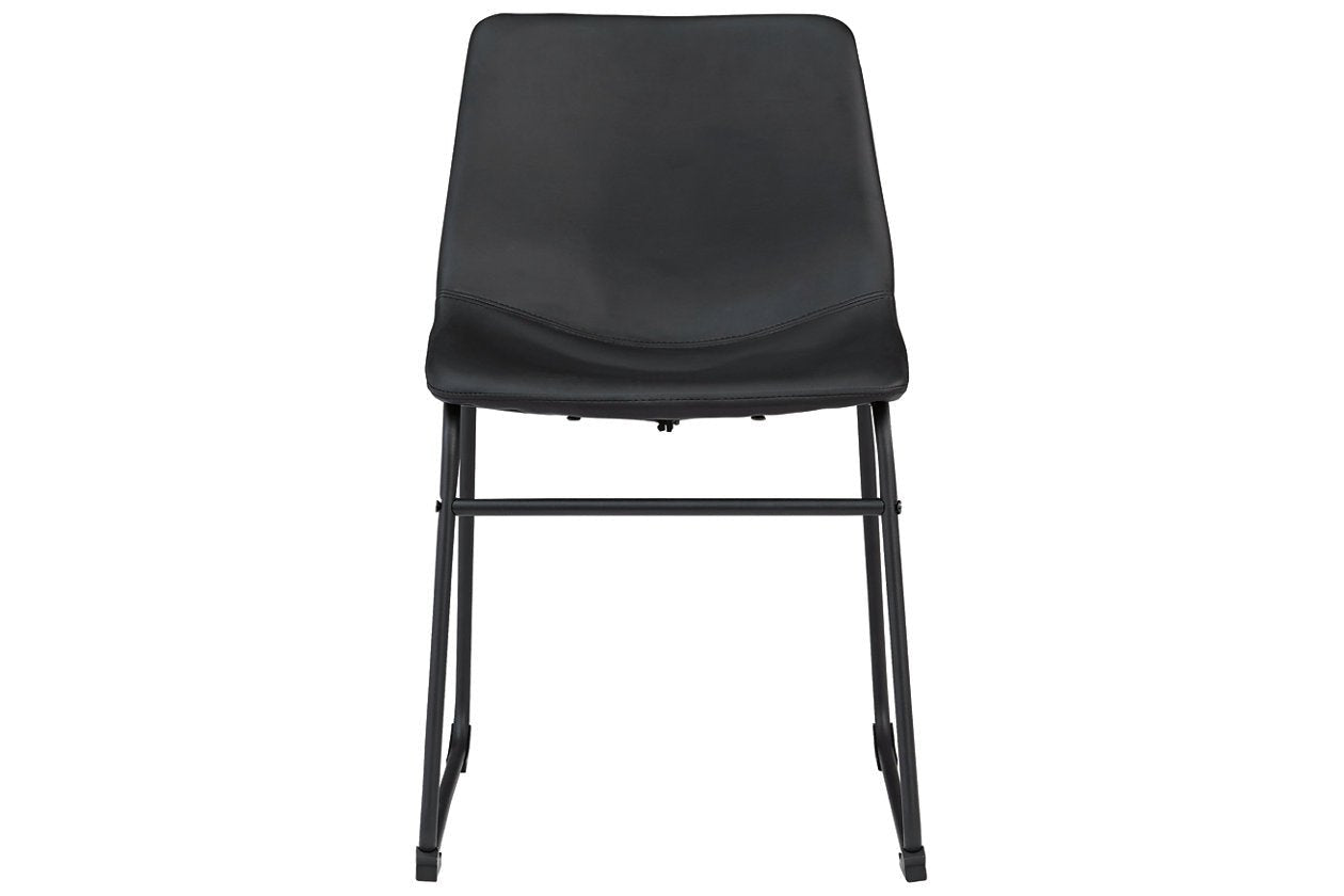 Black Dining Upholstered Side Chair (Set of 2)