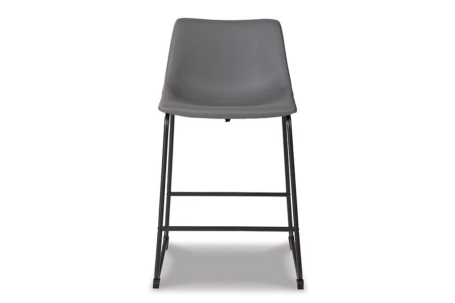 Cece Gray Upholstered Counter Stools (Set of 2) -