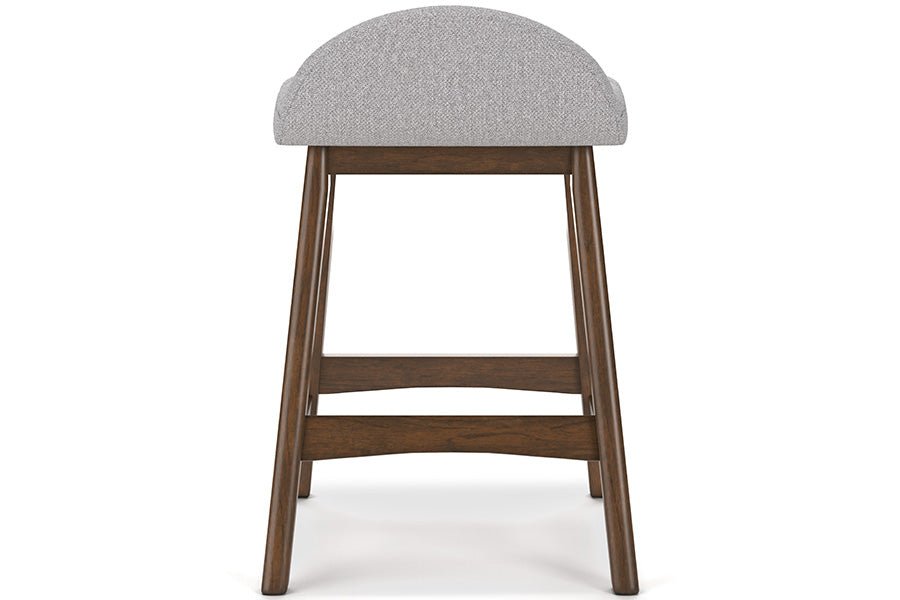 Lynn Gray Upholstered Counter Stools (Set of 2)