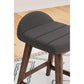 Lynn Charcoal Upholstered Counter Stools (Set of 2)