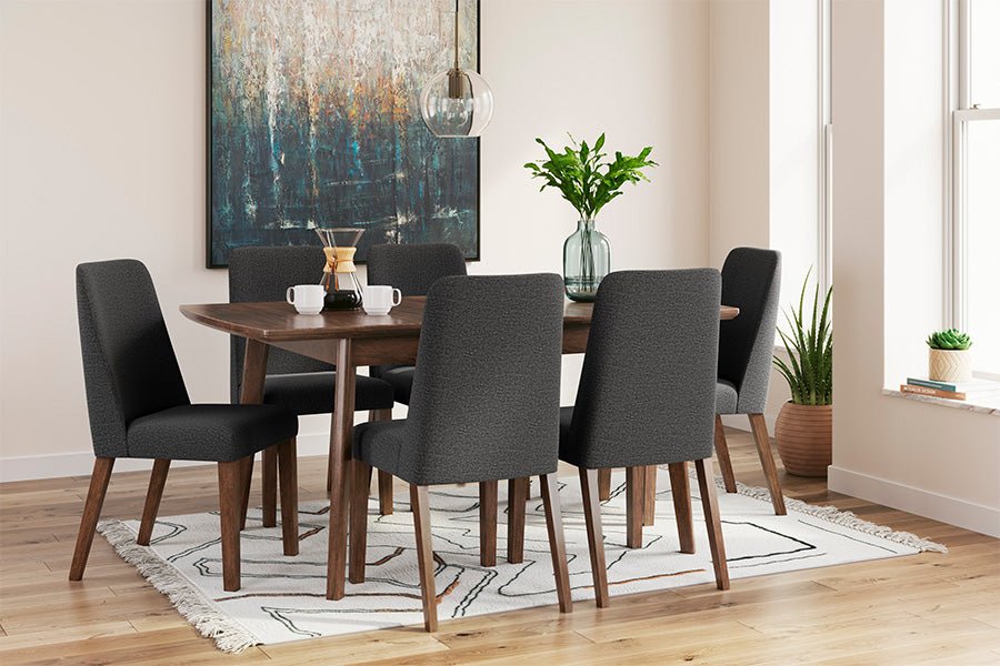 Lynn Charcoal Dining Chairs (Set of 2)