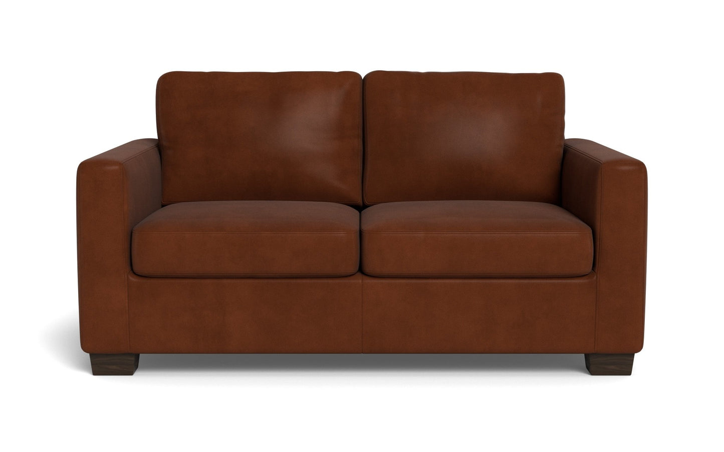 Track Leather Loveseat