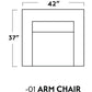 Lamar Leather Arm Chair