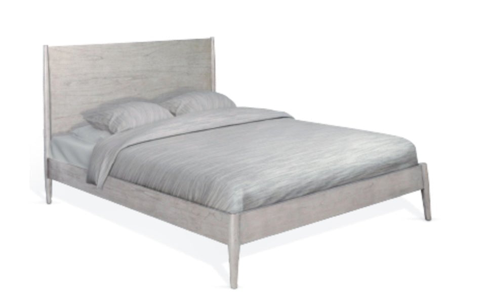 Sun Queen Bed Gray