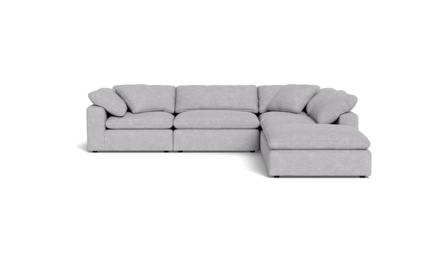 Fluffy 4 Piece Sectional w/Otto