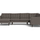 Wallace Corner Sectional w. Left Chaise - Bella Otter