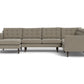 Wallace Corner Sectional w. Left Chaise - Cordova Mineral