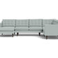 Wallace Corner Sectional w. Left Chaise - Peyton Light Blue