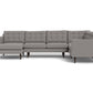 Wallace Corner Sectional w. Left Chaise - Peyton Slate