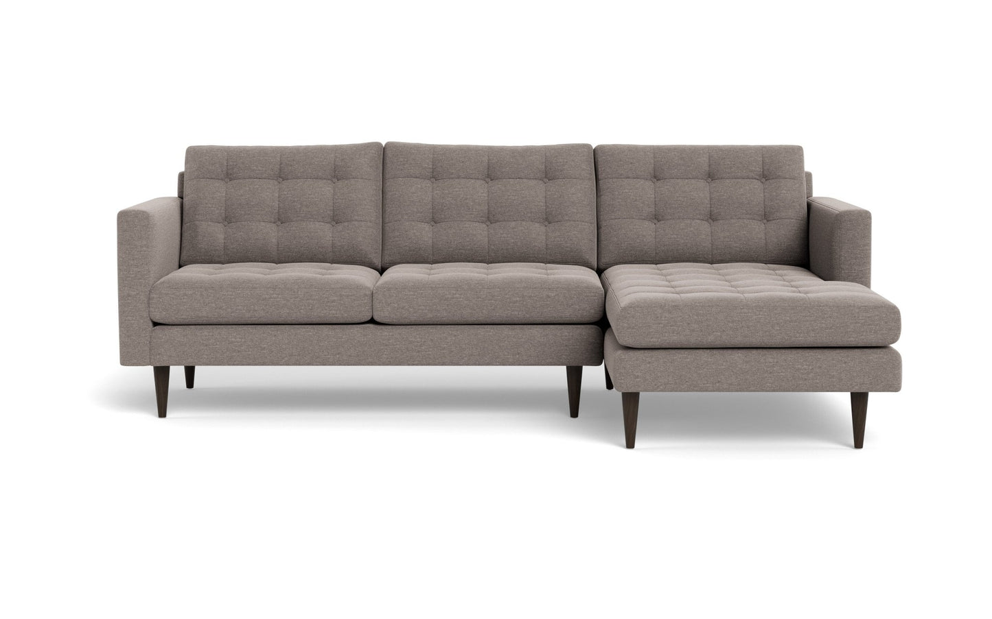 Wallace Right Chaise Sectional - Bennett Praline
