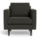 Wallace Untufted Arm Chair - Bella Smoke