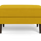 Wallace Untufted Ottoman - Bella Gold