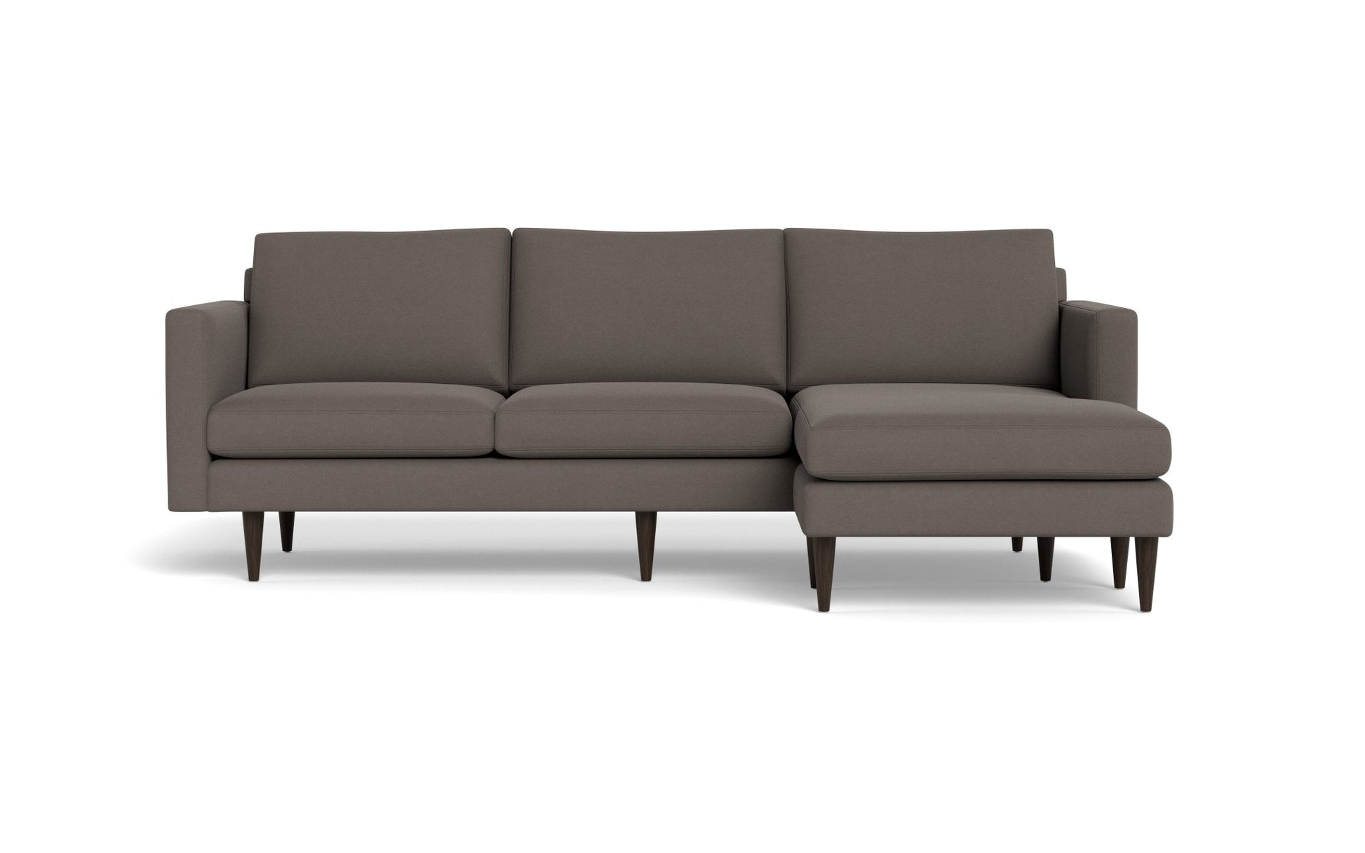 Wallace Untufted Reversible Chaise Sofa - Bella Otter
