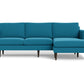 Wallace Untufted Reversible Chaise Sofa - Bennett Peacock