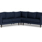 Wallace Untufted Corner Sectional - Sugarshack Navy