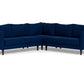 Wallace Untufted Corner Sectional - Bella Navy