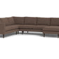 Wallace Untufted Corner Sectional w. Right Chaise - Peyton Navy