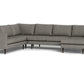 Wallace Untufted Corner Sectional w. Right Chaise - Sugarshack Onyx