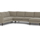 Wallace Untufted Corner Sectional w. Right Chaise - Cordova Mineral