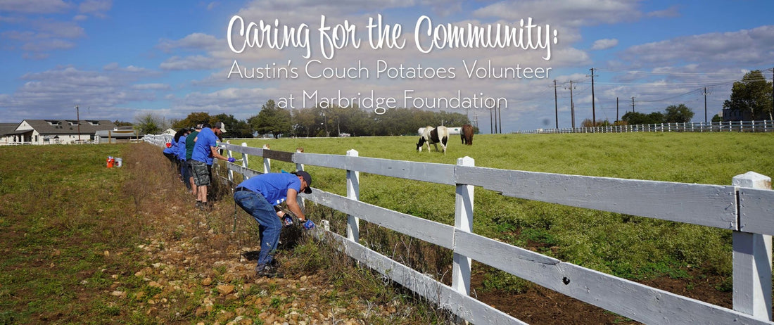 Austin’s Couch Potatoes Volunteer at Marbridge Foundation